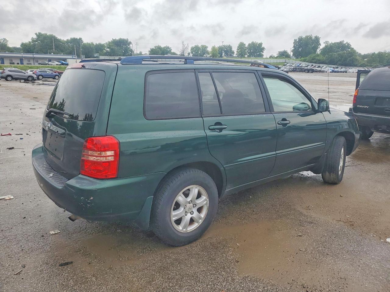 2002 Toyota Highlander Limited Green vin: JTEGF21A920033027
