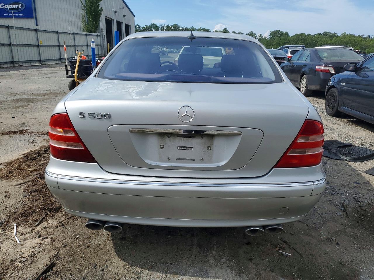 2001 Mercedes-benz S 500 Silver vin: WDBNG75J71A155151