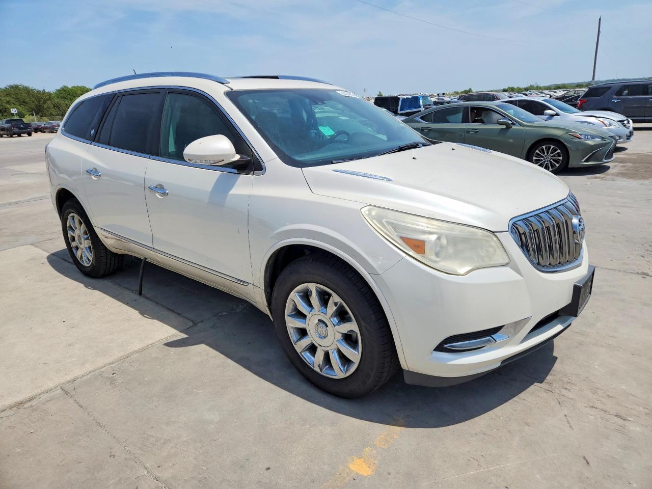 2015 Buick Enclave Белый vin: 5GAKRCKD1FJ239500