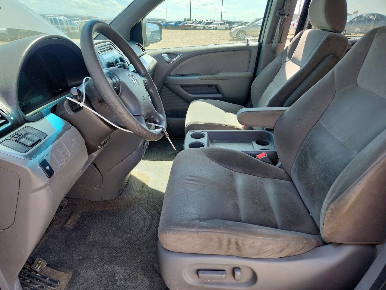 2008 Honda Odyssey Ex Gray vin: 5FNRL38458B507352