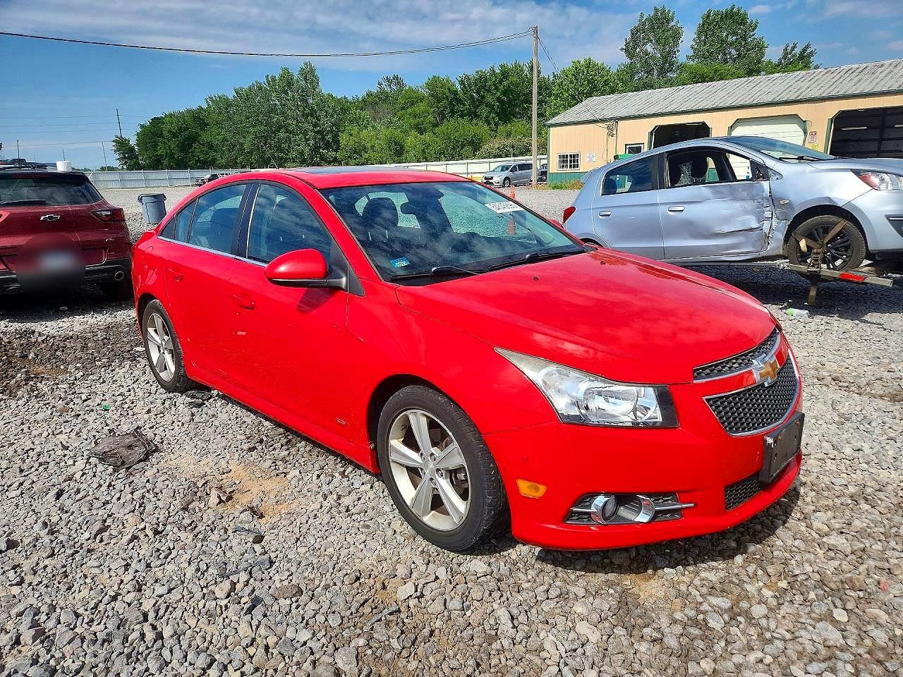 2014 Chevrolet Cruze Lt Красный vin: 1G1PE5SB3E7340360