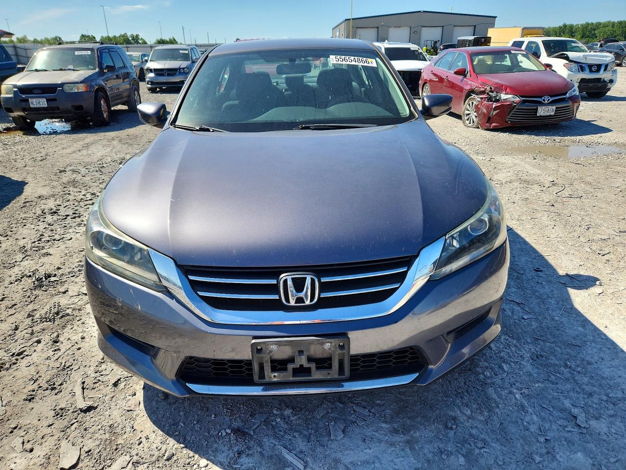 2014 Honda Accord Lx Gray vin: 1HGCR2F39EA273828