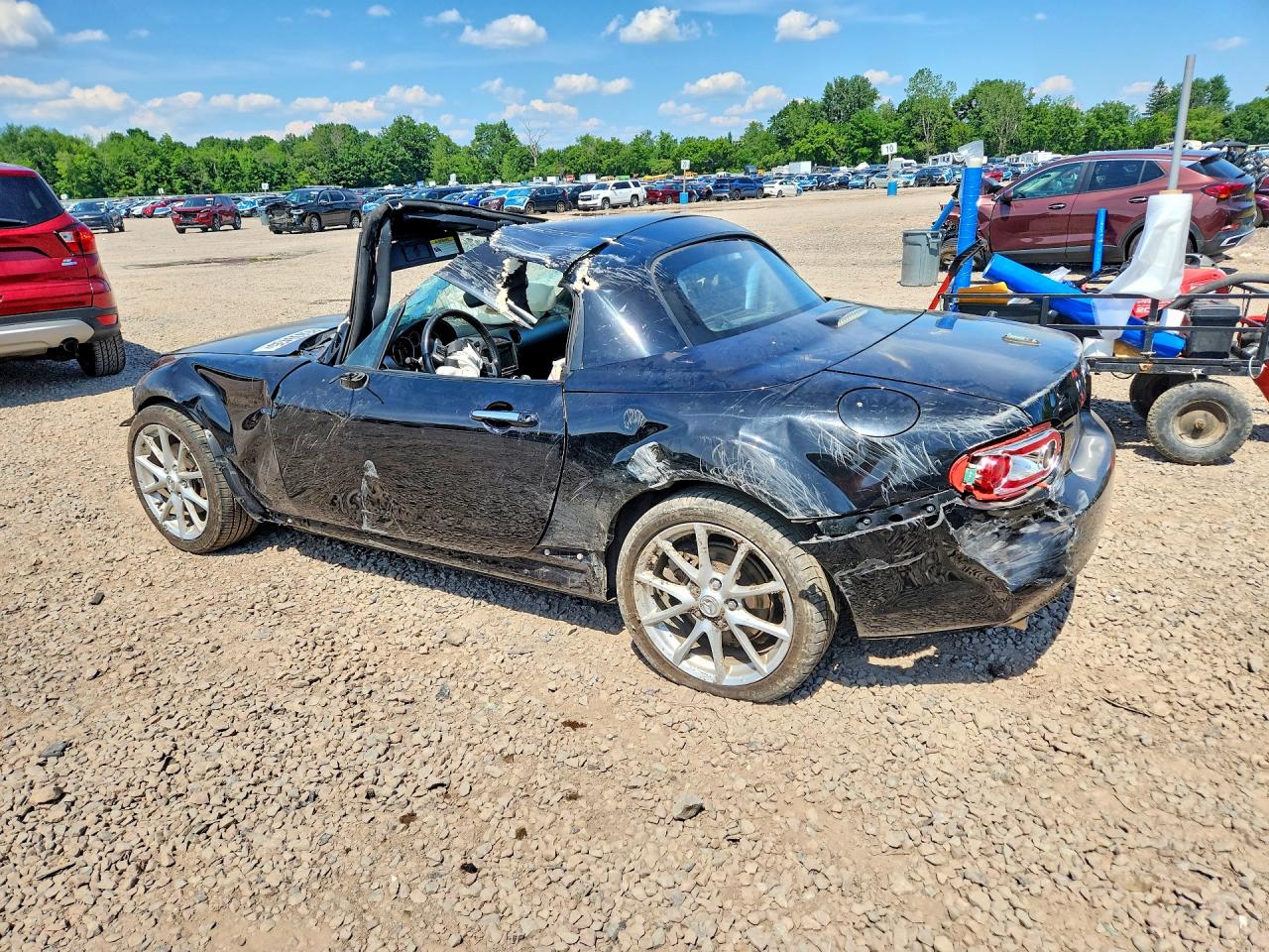2011 Mazda Mx-5 Miata Black vin: JM1NC2PF1B0214534
