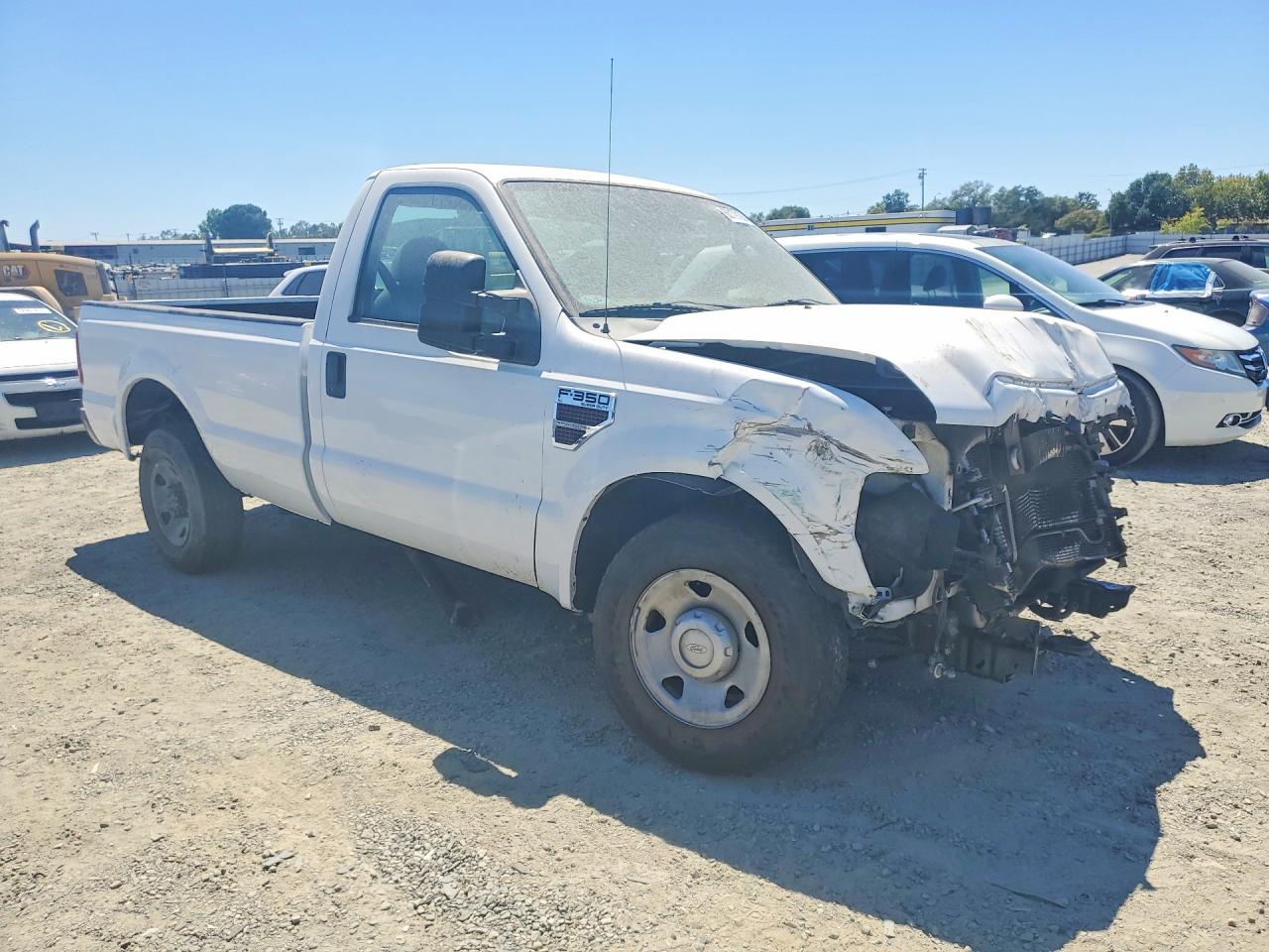 2008 Ford F350 Srw Super Duty White vin: 1FTWF30R58EE41792