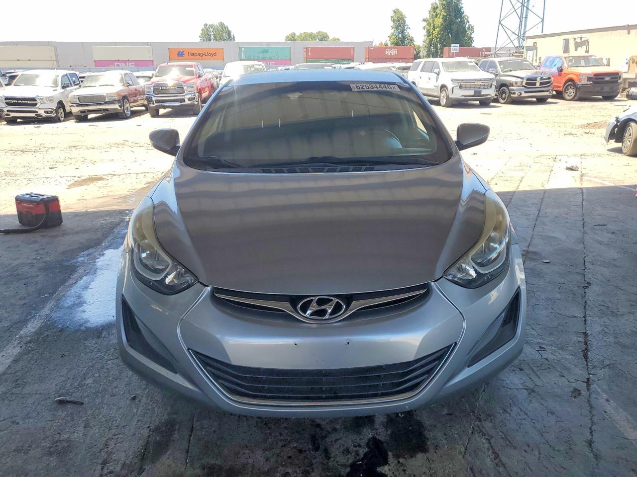 2015 Hyundai Elantra Se Gray vin: 5NPDH4AE7FH549301