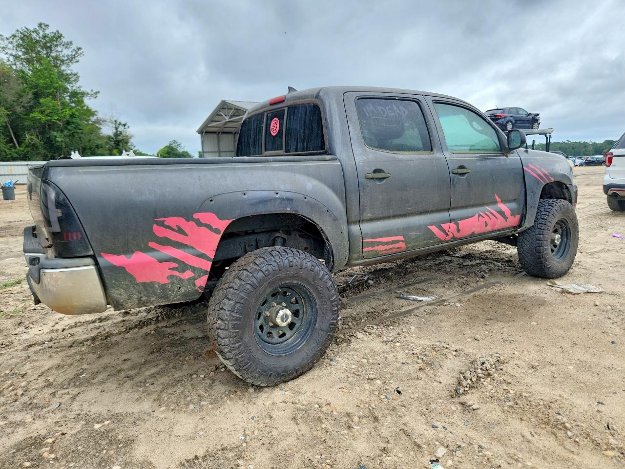 2014 Toyota Tacoma Double Cab Prerunner Gray vin: 3TMJU4GNXEM172591