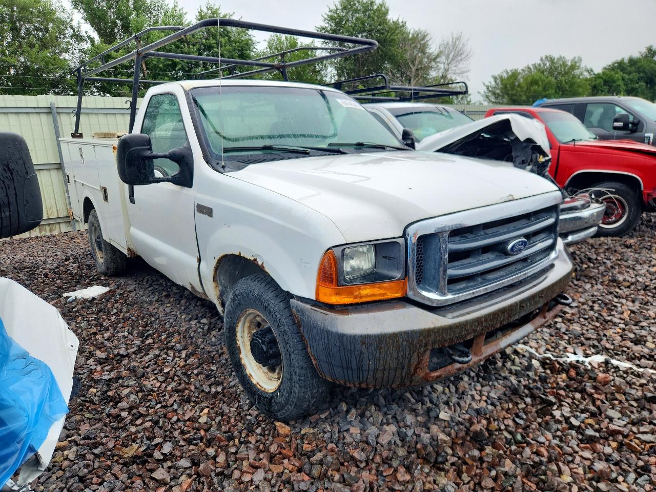 2004 Ford F250 White vin: 1FDNF20L34ED17768