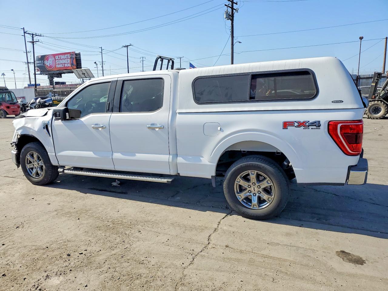 2021 Ford F150 Supercrew White vin: 1FTFW1E80MKD33676