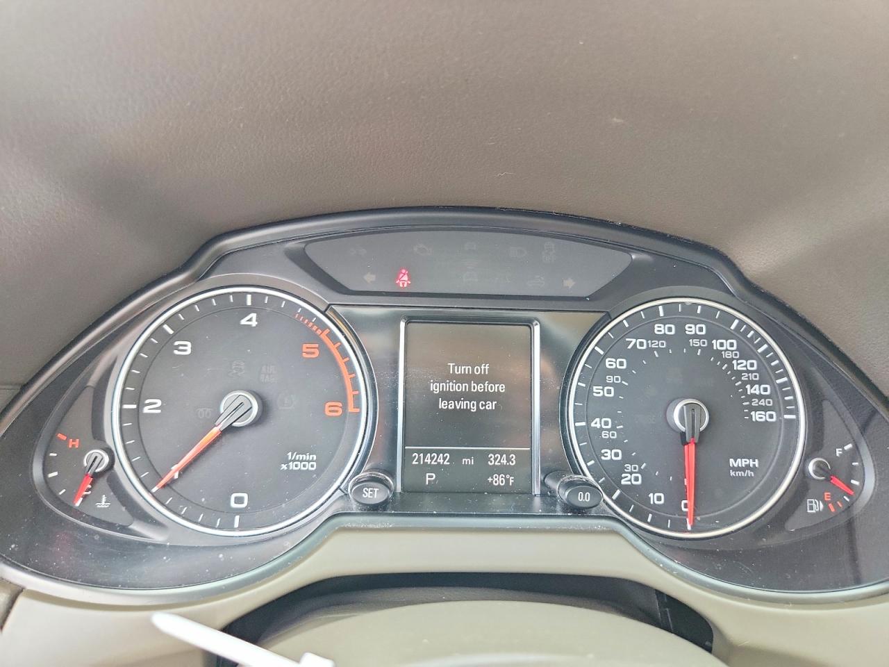 2014 Audi Q5 Tdi Premium Plus Brown vin: WA1CMAFP4EA096755