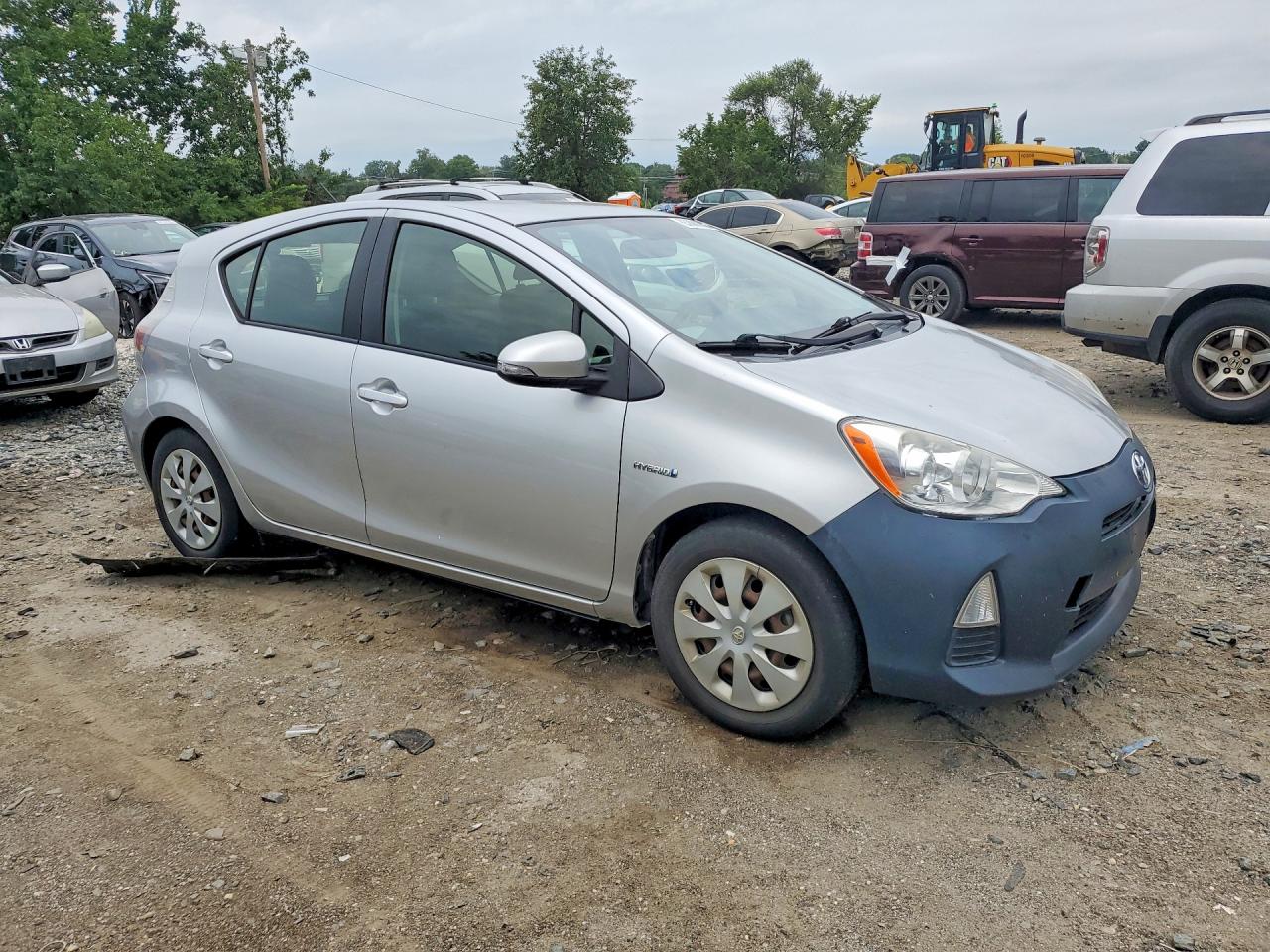 2012 Toyota Prius C Two Silver vin: JTDKDTB34C1014973