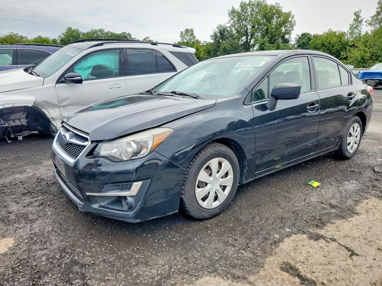 2015 Subaru Impreza Черный vin: JF1GJAA6XFH017084