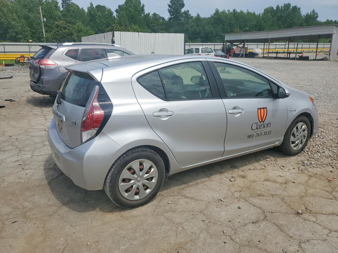 2015 Toyota Prius C One Silver vin: JTDKDTB39F1583595