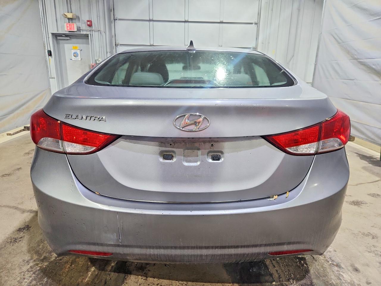 2013 Hyundai Elantra Gls Silver vin: KMHDH4AE7DU618373