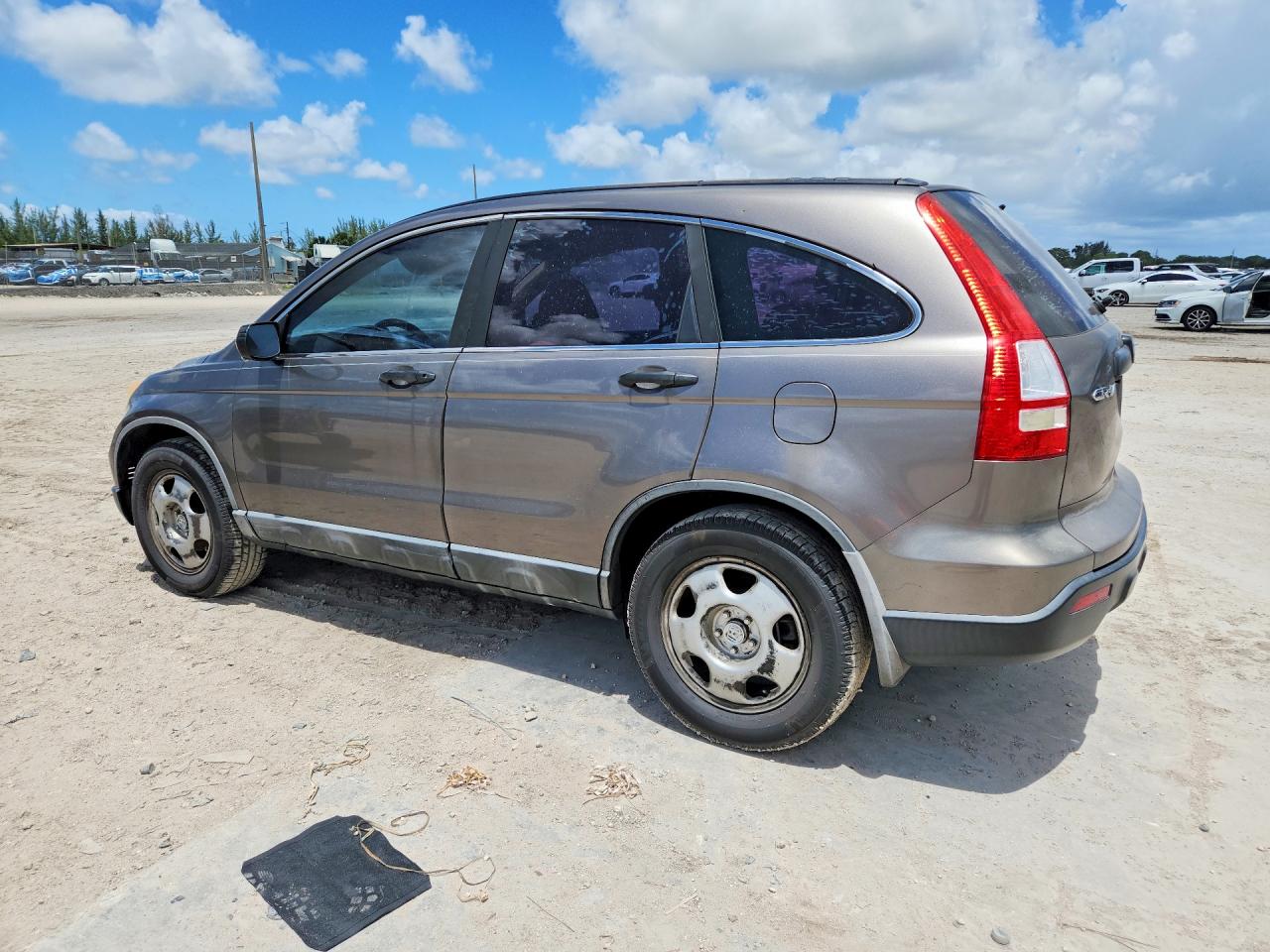 2009 Honda Cr-v Lx Gray vin: 5J6RE38369L005055