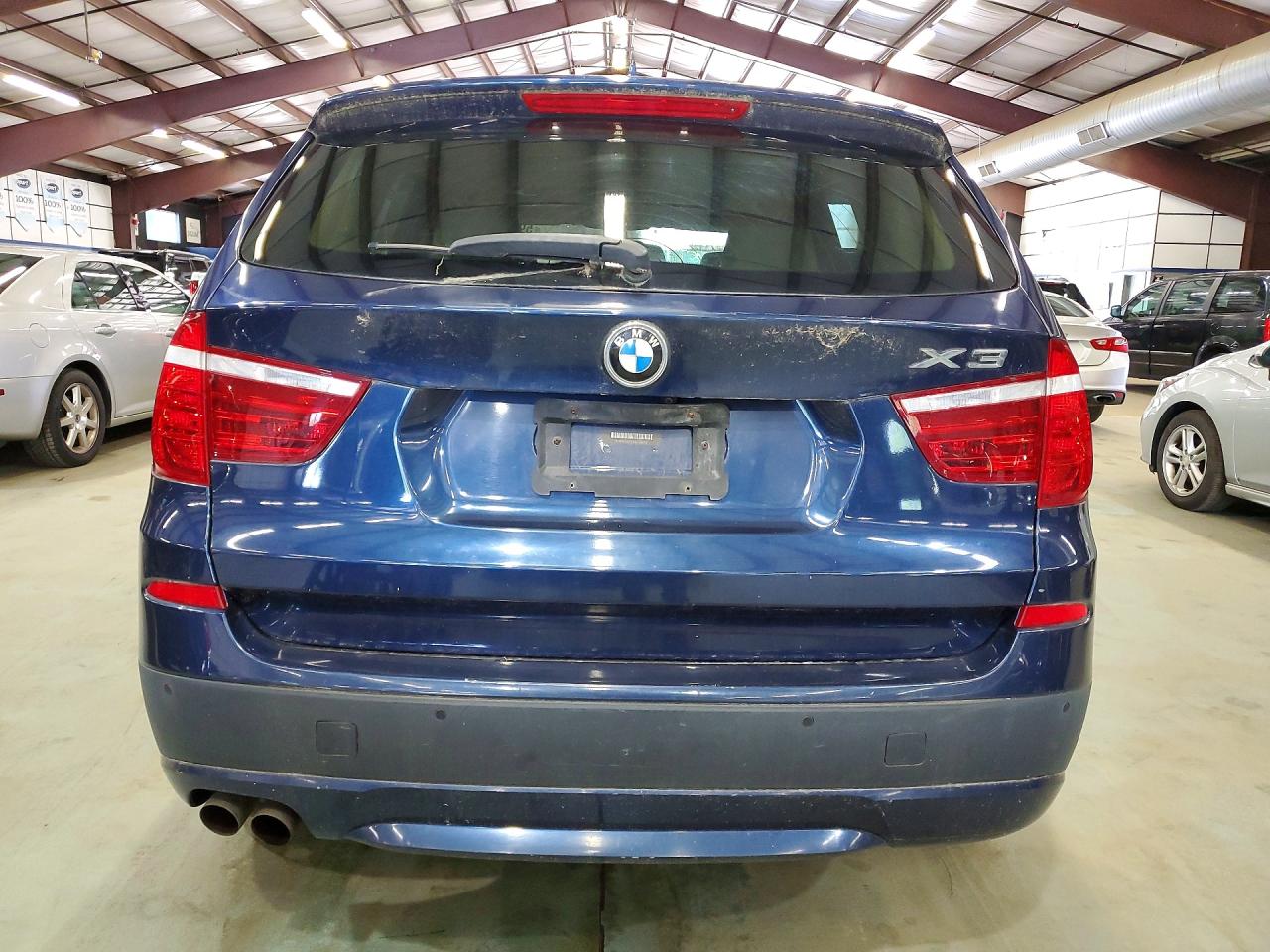 2011 Bmw X3 Xdrive28i Blue vin: 5UXWX5C5XBL706175