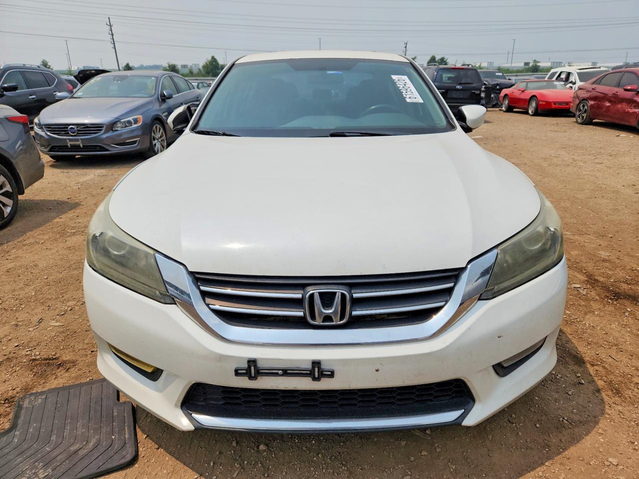 2014 Honda Accord Sport White vin: 1HGCR2F58EA067045