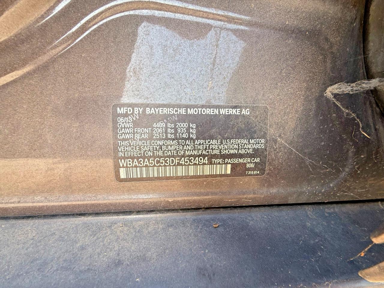 2013 Bmw 328 I Brown vin: WBA3A5C53DF453494