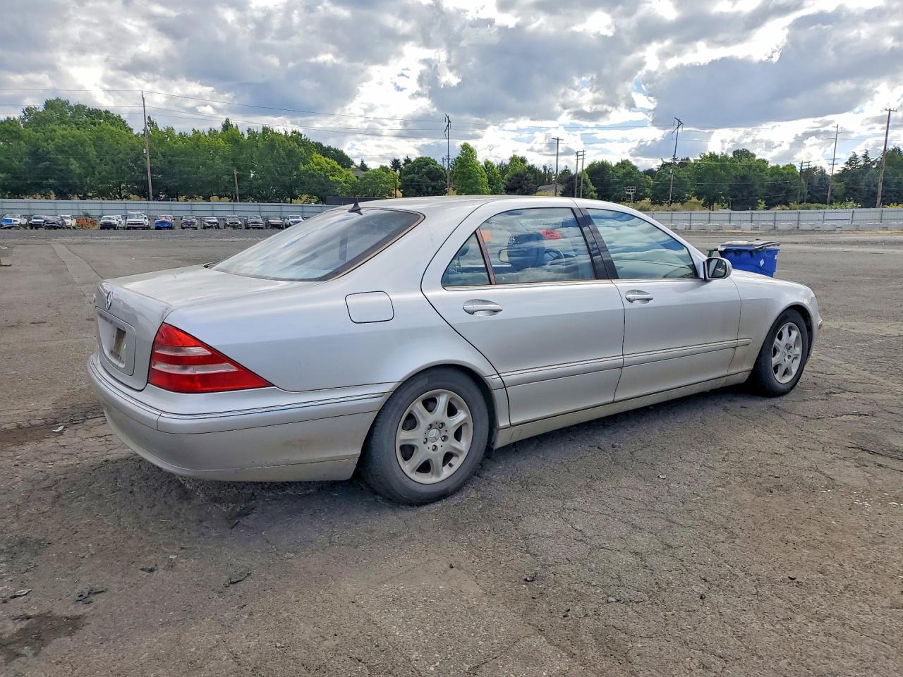 2001 Mercedes-benz S 500 Silver vin: WDBNG75J51A195535