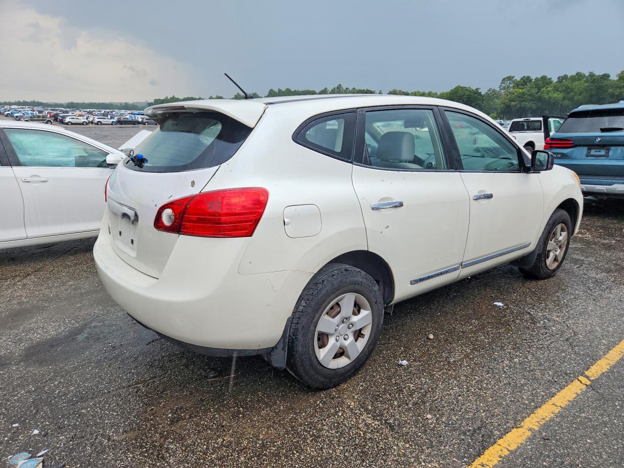 2011 Nissan Rogue S Белый vin: JN8AS5MT4BW186100