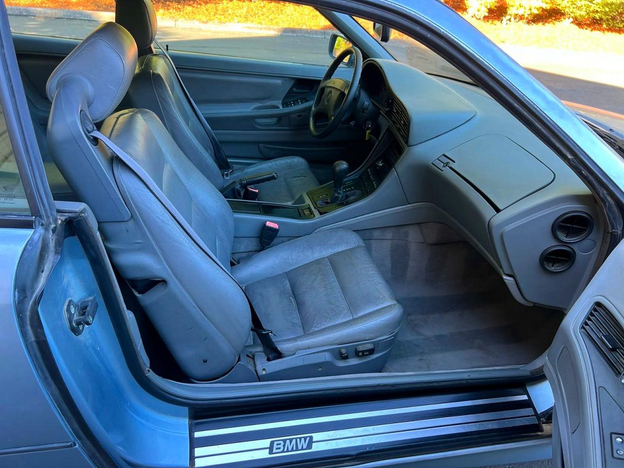 1991 Bmw 850 I Automatic Blue vin: WBAEG2310MCB72468