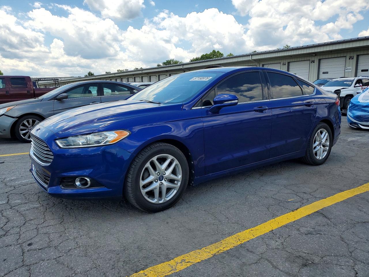 2013 Ford Fusion Se Blue vin: 3FA6P0HR5DR260303