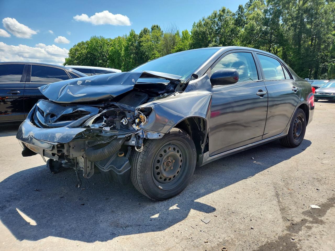 2011 Toyota Corolla Le Gray vin: 2T1BU4EE6BC742596