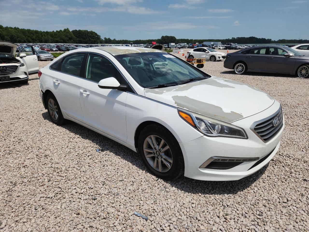 2015 Hyundai Sonata Se White vin: 5NPE24AF3FH034357