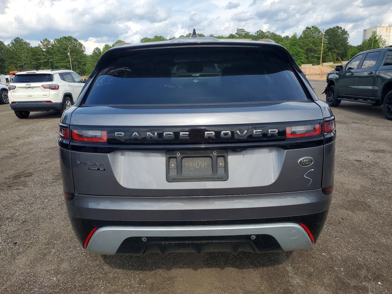 2018 Land Rover Range Rover Velar R-dynamic Se Серый vin: SALYL2RX3JA735095