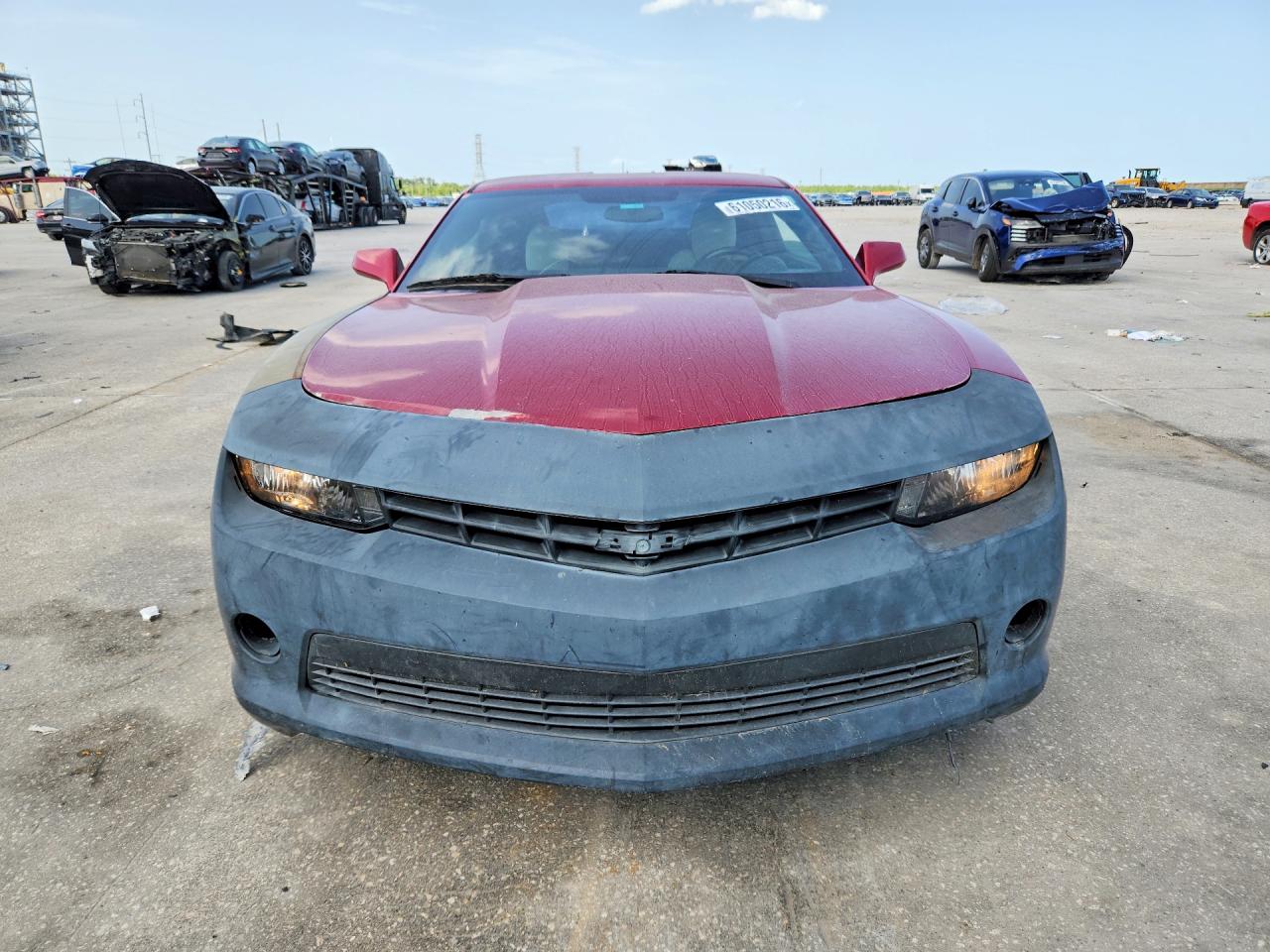 2015 Chevrolet Camaro Lt Red vin: 2G1FD1E30F9260820