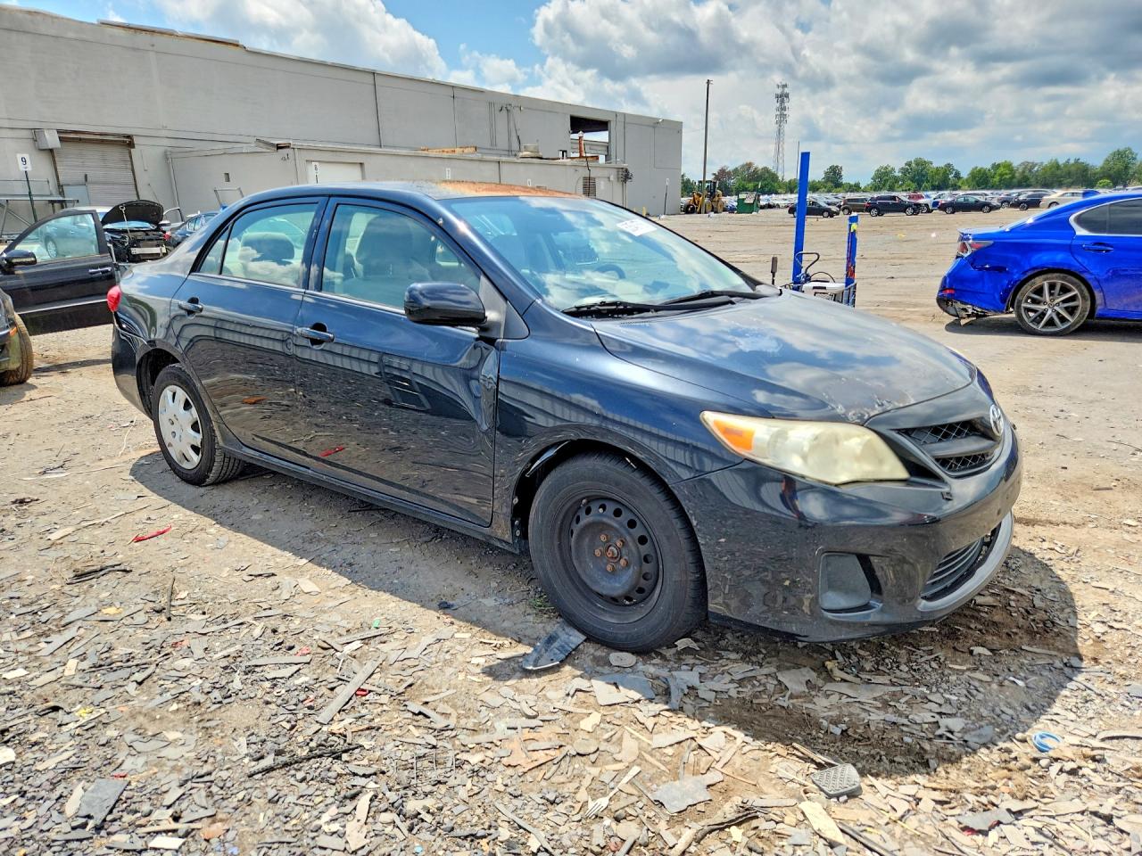 2011 Toyota Corolla Le Черный vin: JTDBU4EE5BJ105753