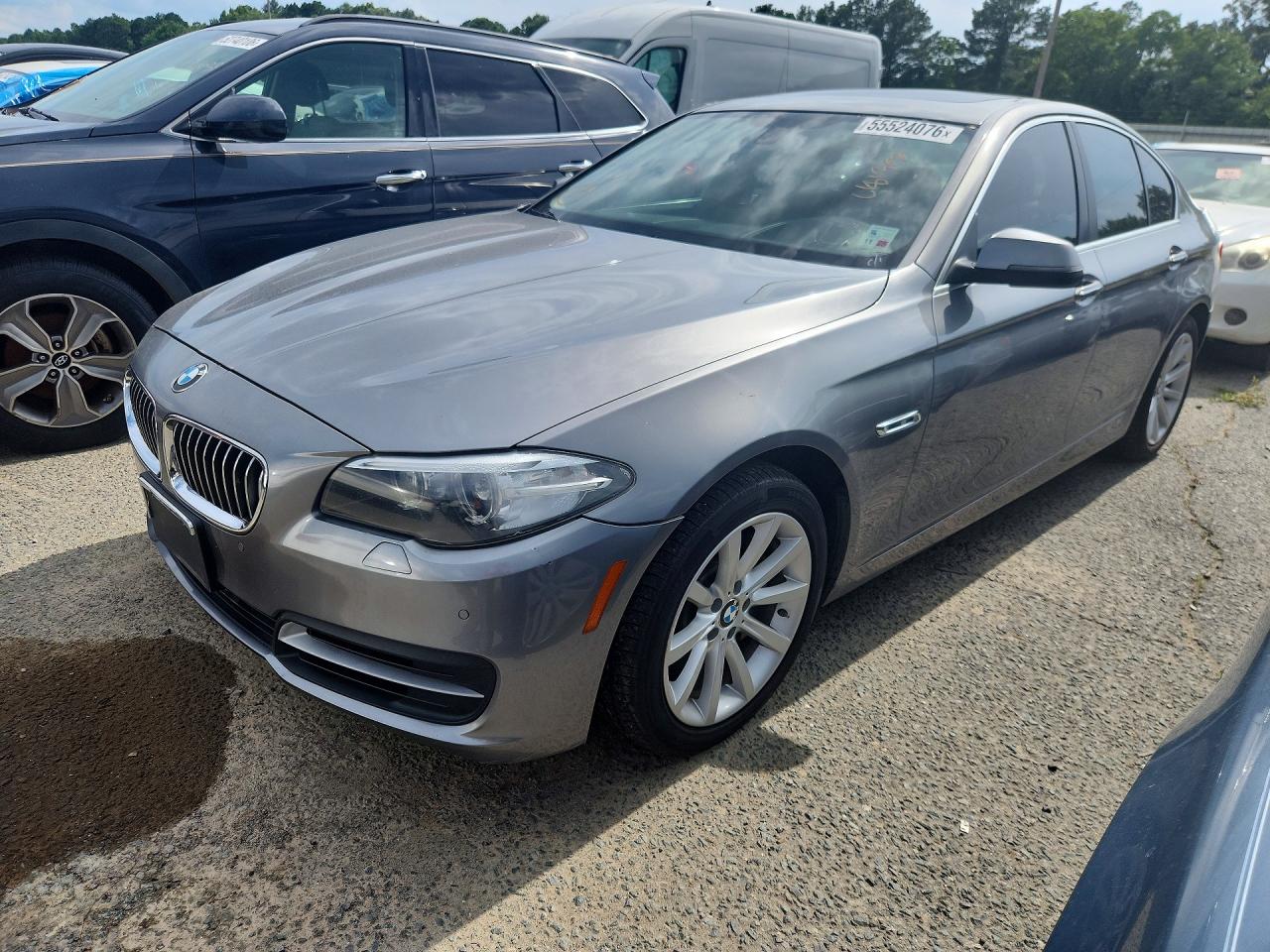 2014 Bmw 535 I Silver vin: WBA5B1C54ED481302