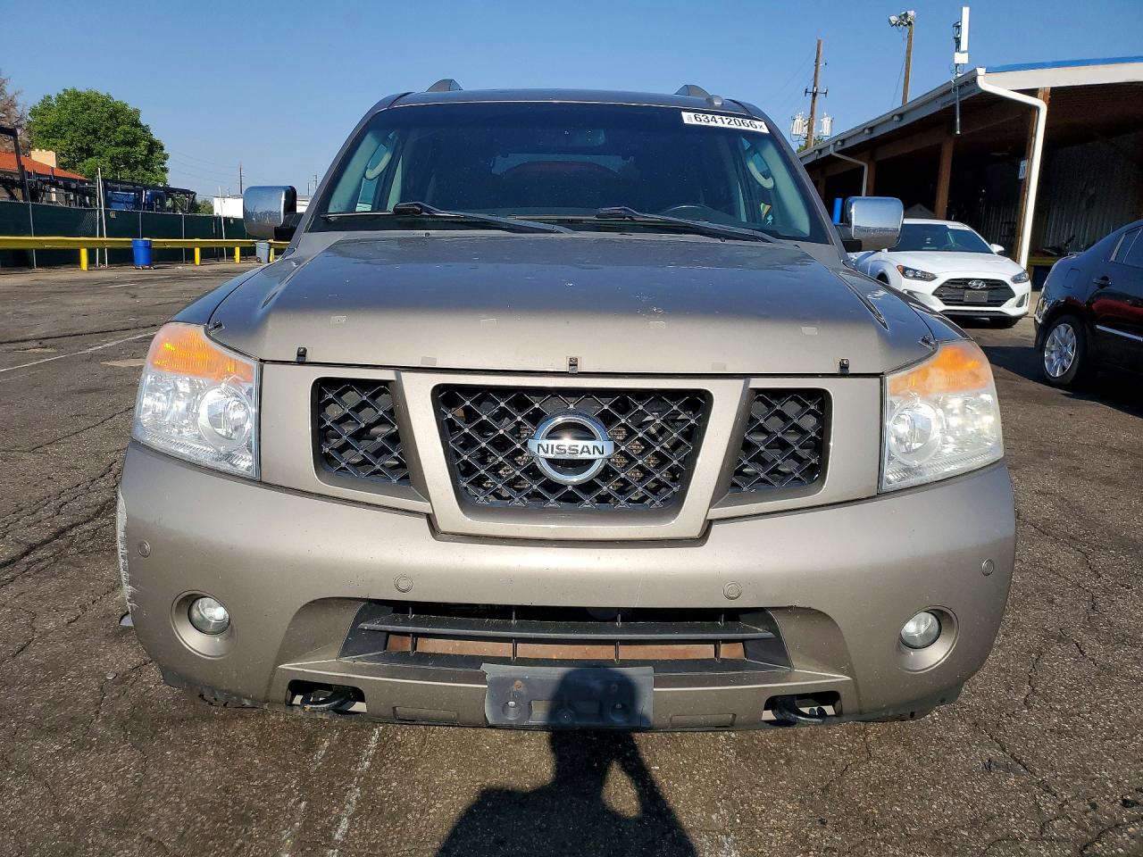 2008 Nissan Armada Se Gray vin: 5N1AA08CX8N611471