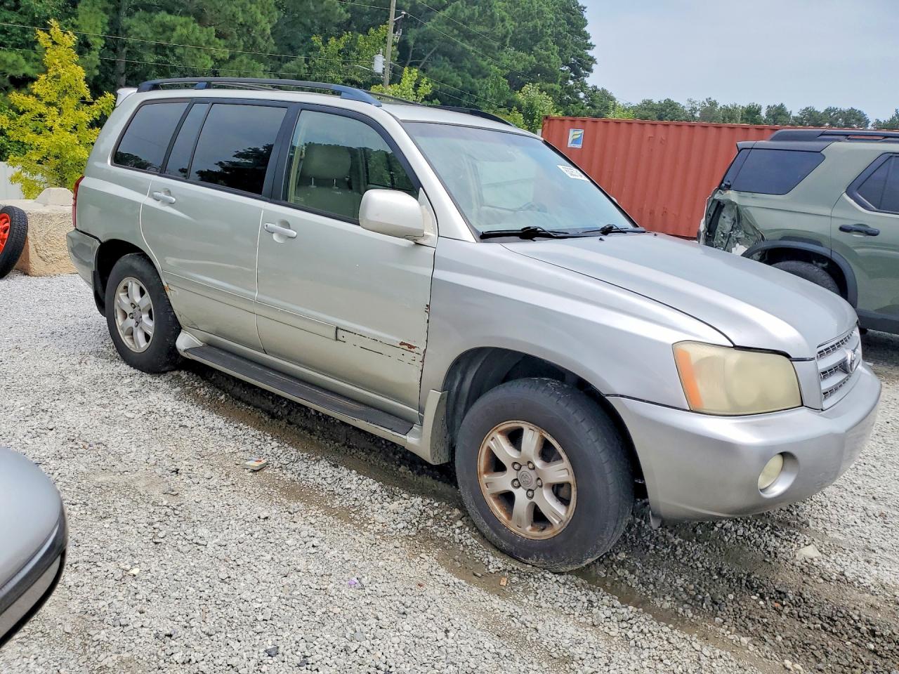 2003 Toyota Highlander Limited Серебряный vin: JTEHF21A930110470