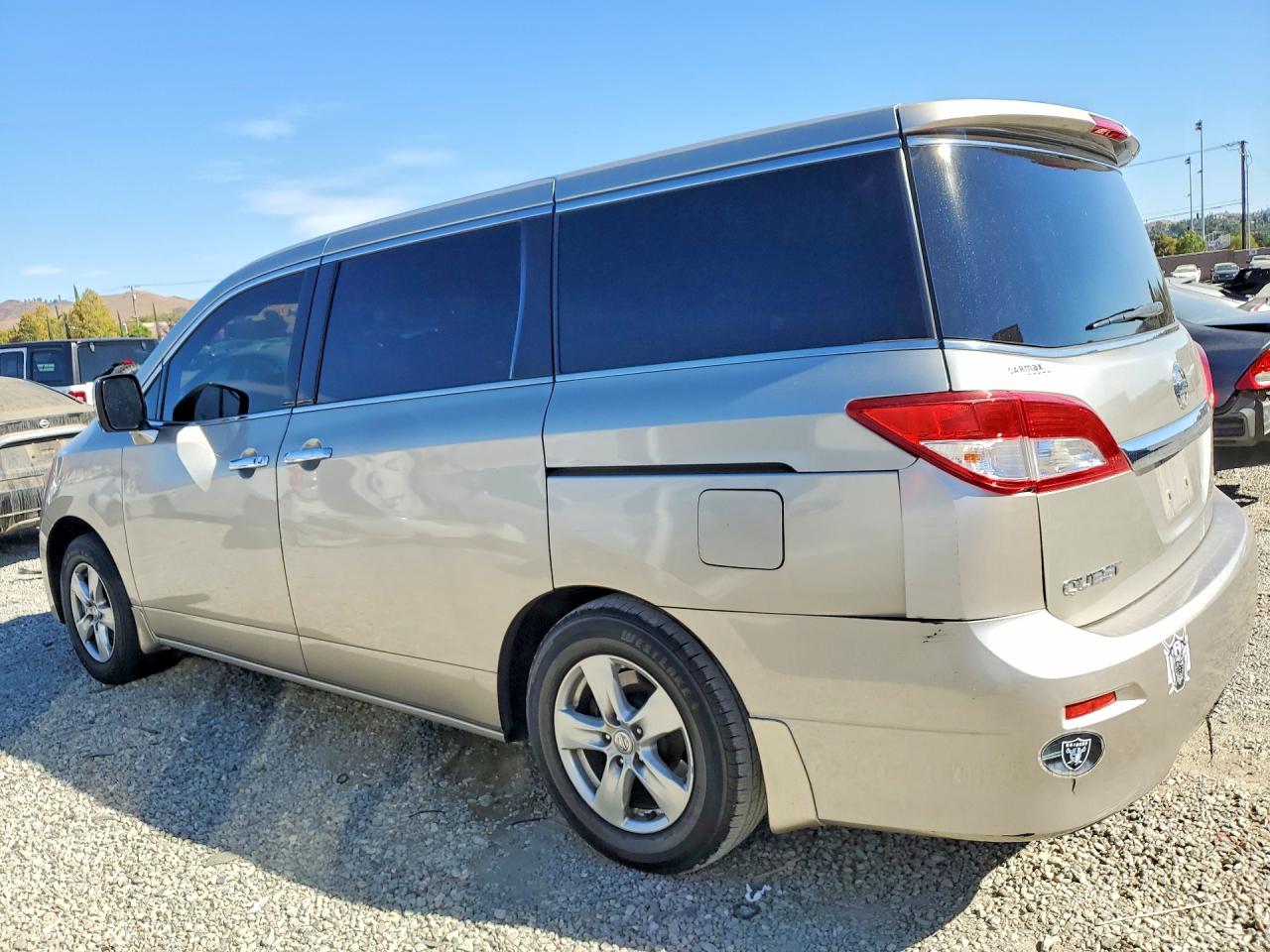 2013 Nissan Quest 3.5 S Beige vin: JN8AE2KP1D9063318