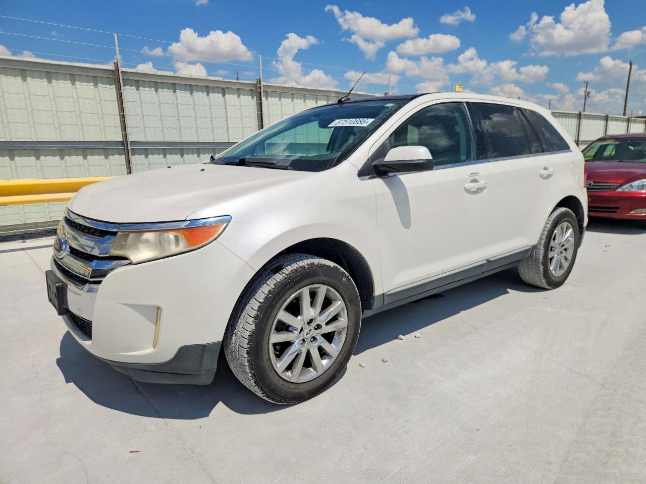 2011 Ford Edge Limited White vin: 2FMDK4KC6BBB18108