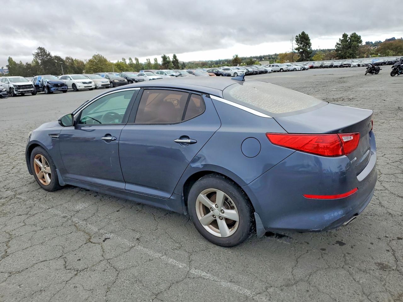 2015 Kia Optima Lx Blue vin: 5XXGM4A71FG485844