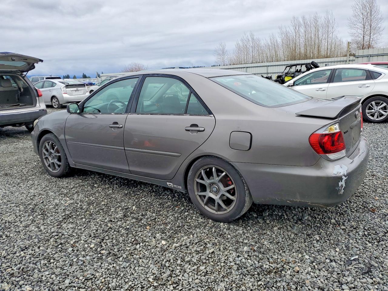 2005 Toyota Camry Se V6 Gray vin: 4T1BA32KX5U038658