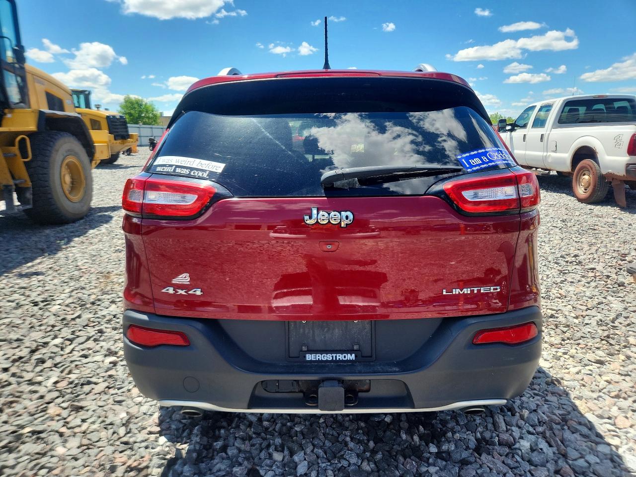2014 Jeep Cherokee Limited Red vin: 1C4PJMDSXEW199223