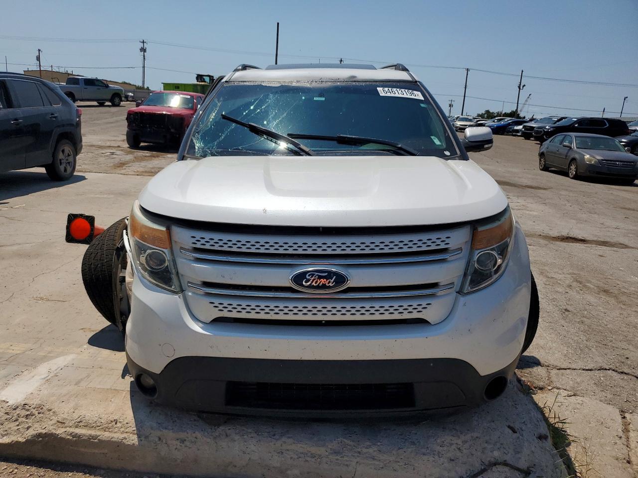 2013 Ford Explorer Limited White vin: 1FM5K7F86DGB19895