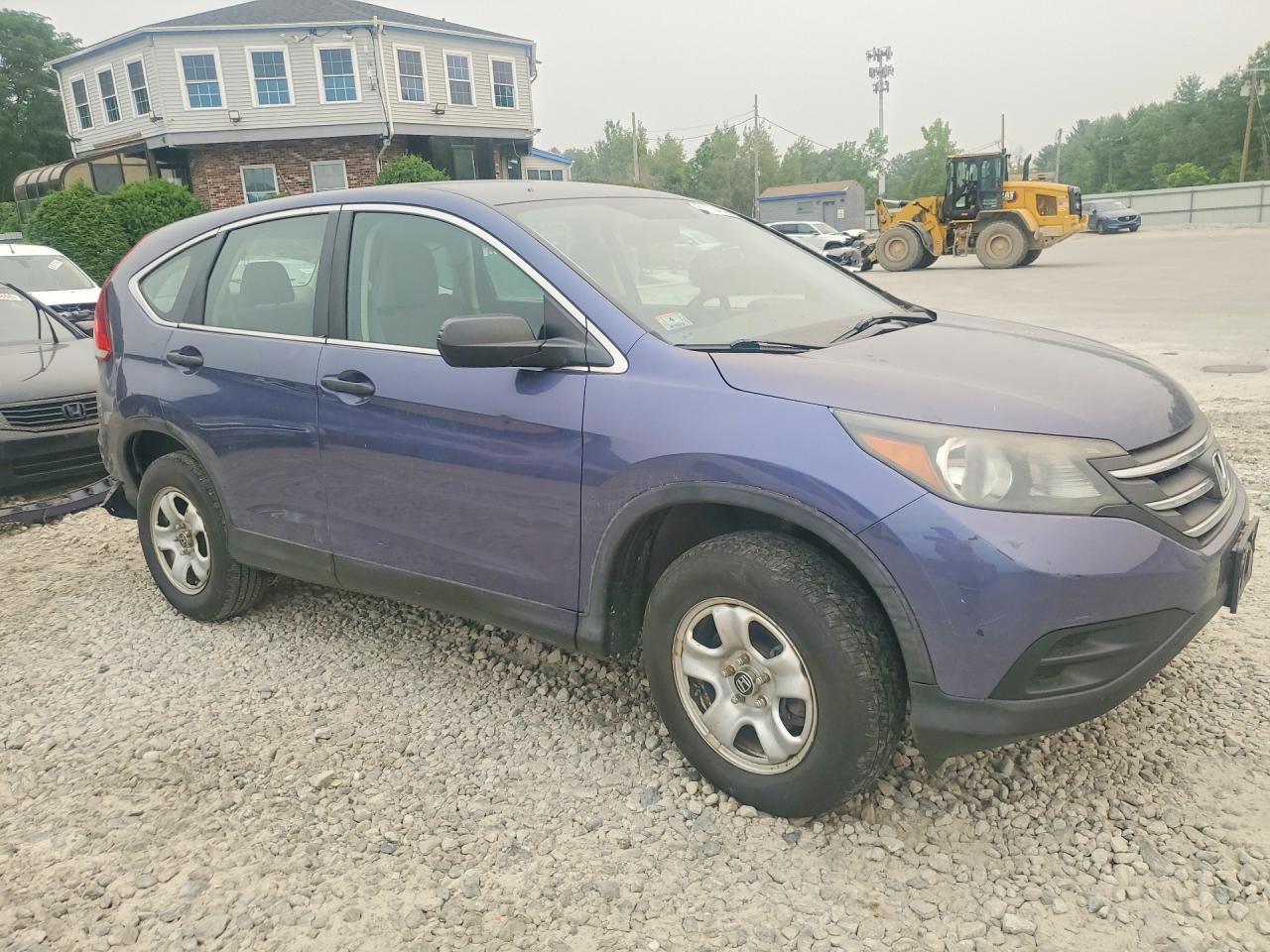 2013 Honda Cr-v Lx Blue vin: 5J6RM4H37DL012713