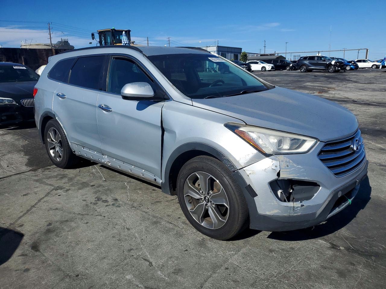 2015 Hyundai Santa Fe Gls Серебряный vin: KM8SM4HF6FU108438