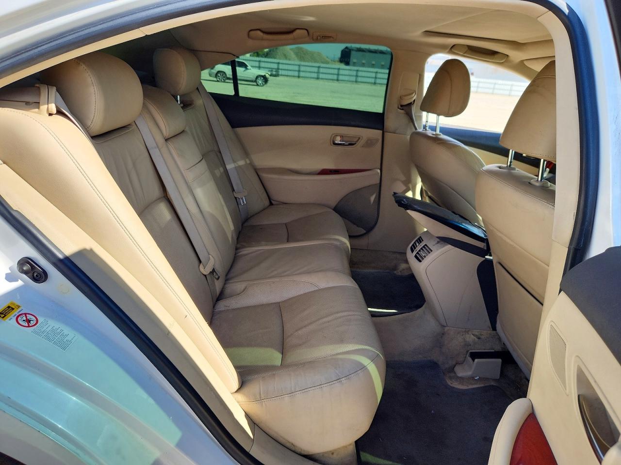 2009 Lexus Es 350 White vin: JTHBJ46G492304949