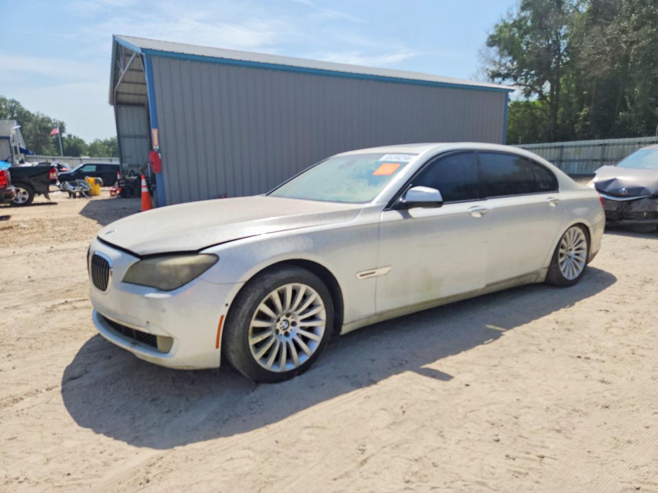 2009 Bmw 750 Li White vin: WBAKB835X9CY60053