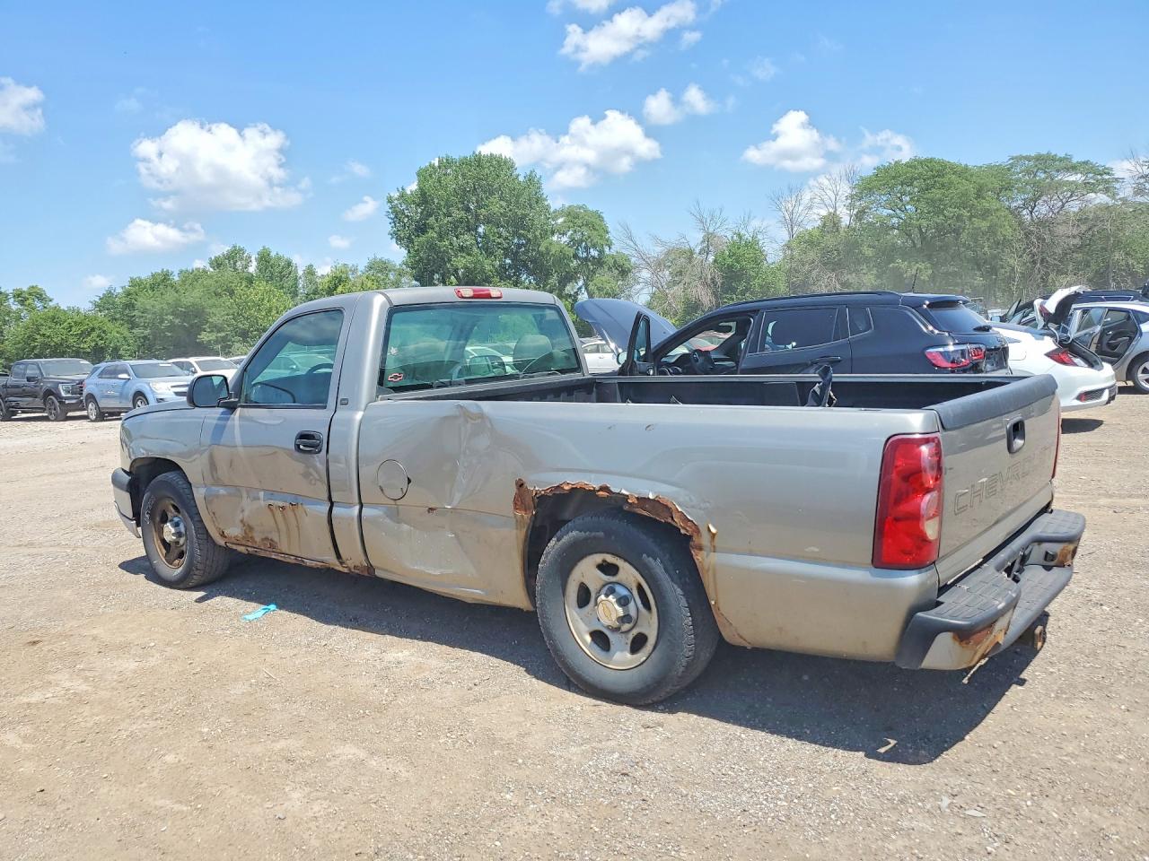 2003 Chevrolet Silverado C1500 Tan vin: 1GCEC14V33Z247277