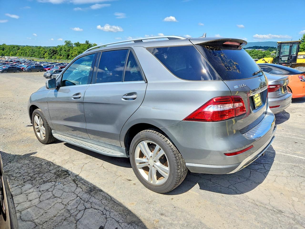 2012 Mercedes-benz Ml 350 4matic Silver vin: 4JGDA5HB5CA029134
