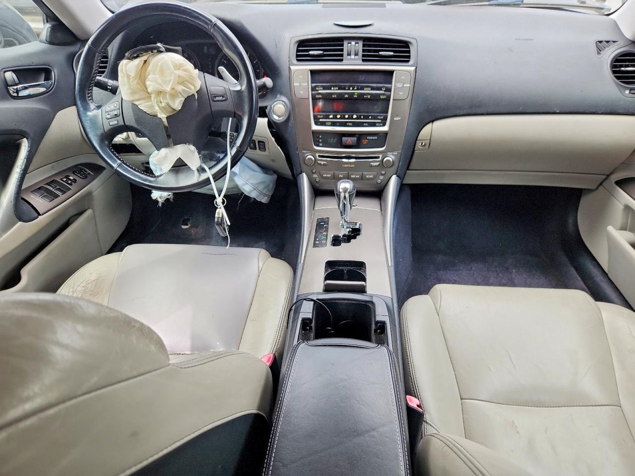 2009 Lexus Is 250 Base Gray vin: JTHBK262395098186