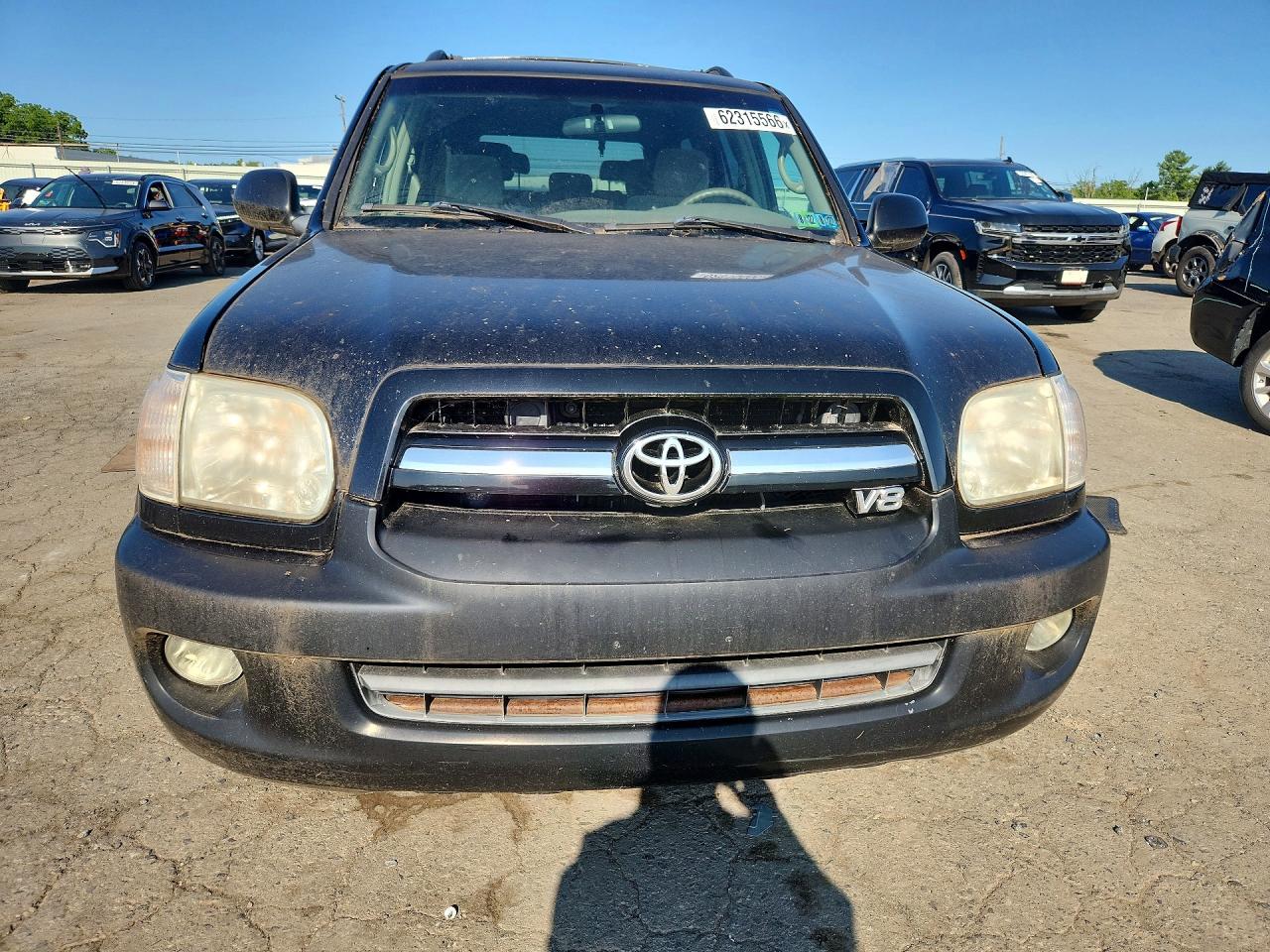 2005 Toyota Sequoia Sr5 Черный vin: 5TDBT44A55S239428