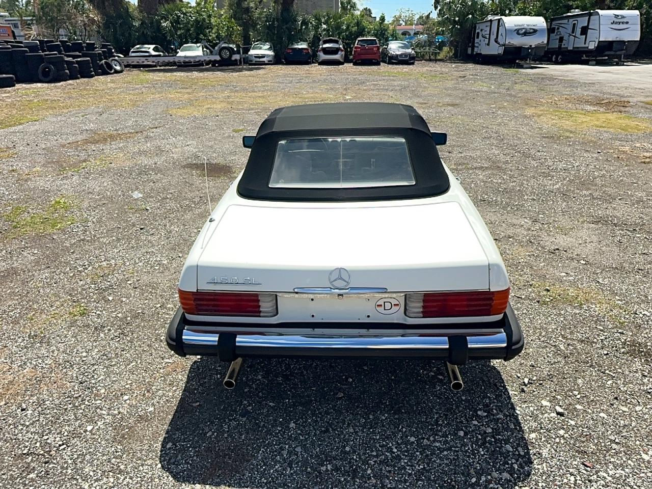 1980 Mercedes-benz 450 Sl Roadster White vin: 10704412058764
