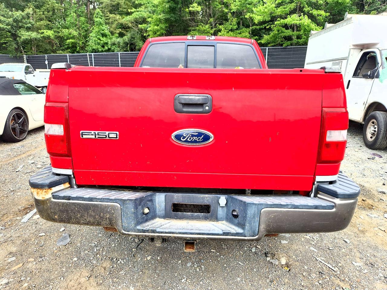 2004 Ford F150 Красный vin: 1FTPX04574KD73479