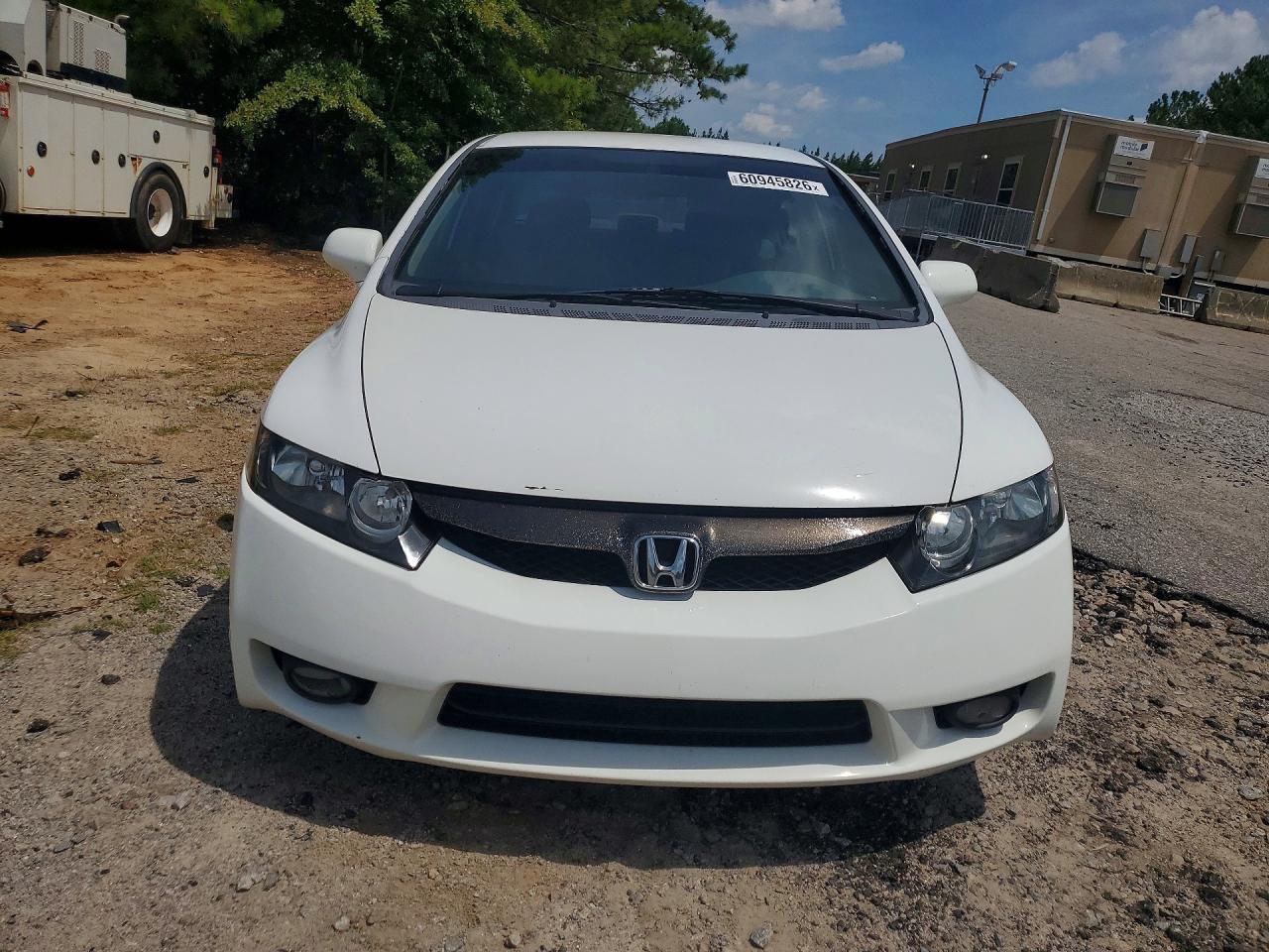 2009 Honda Civic Lx White vin: 2HGFA16569H539913